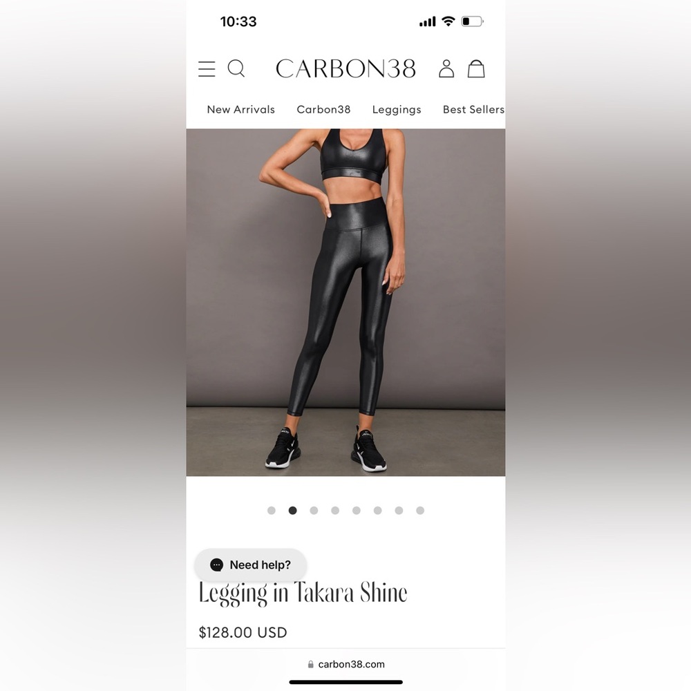 Never worn- Carbon38 leggings he in takara shine.